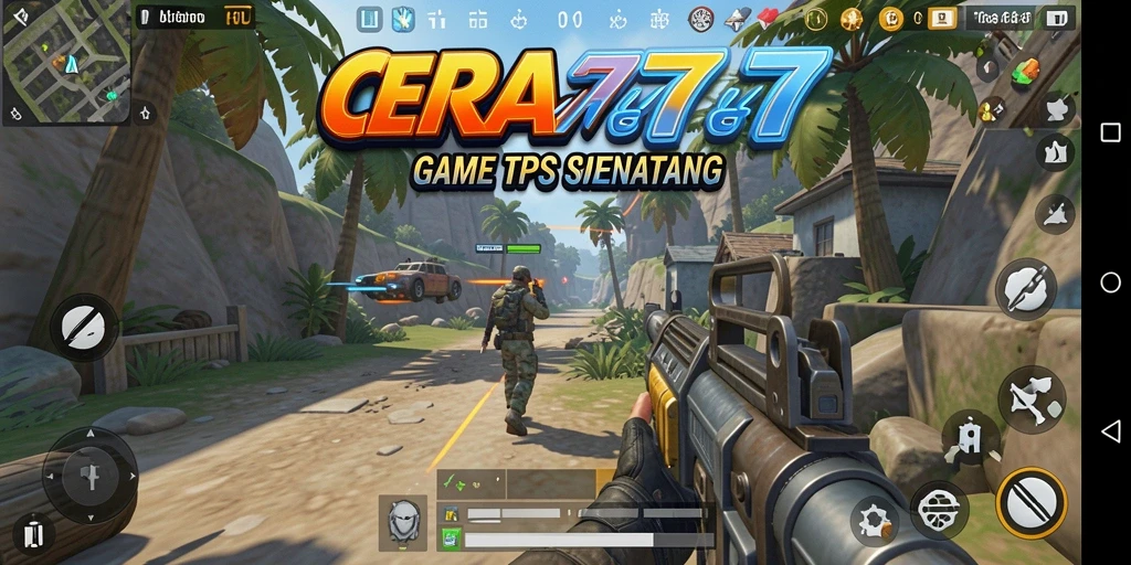 Tangkapan layar dari gameplay CERIA777 dengan aksi TPS yang mendebarkan.