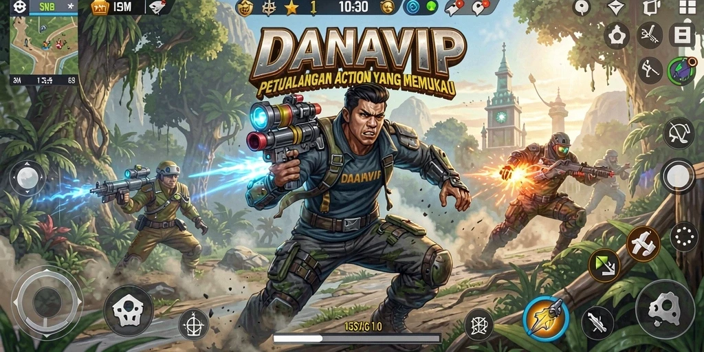 Gameplay seru dan intens dari DANAVIP yang menampilkan aksi luar biasa.