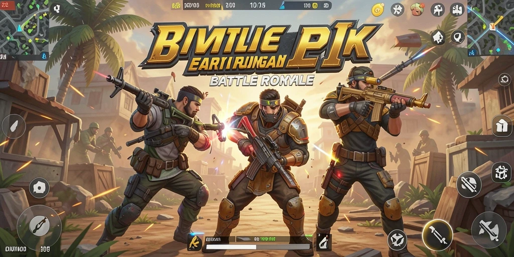 Screenshot menunjukkan aksi menegangkan di DY01 dalam mode Battle Royale.