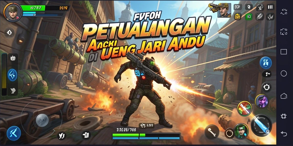Gameplay seru di F7F7 dengan pertarungan mendebarkan.