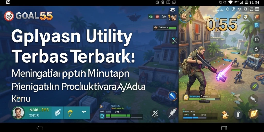 Tampilan antarmuka GOAL55 yang modern dan intuitif.