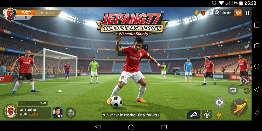 Tampilan gameplay JEPANG77 yang memukau di arena olahraga.
