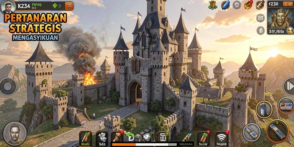 Tampilan gameplay K234 yang menegangkan dan penuh strategi.