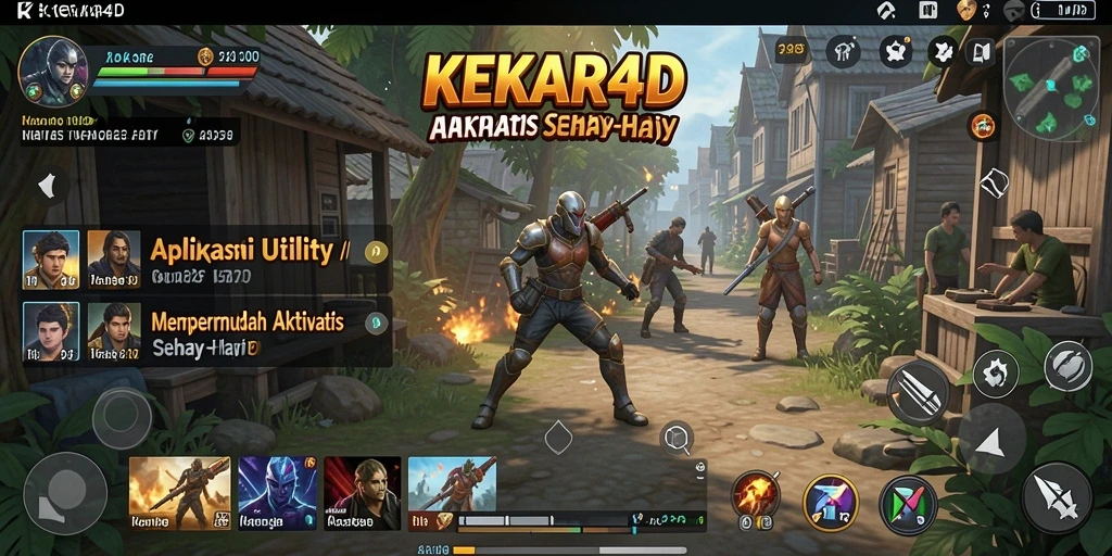 Screenshot utama KEKAR4D menampilkan fitur manajemen tugas yang intuitif.