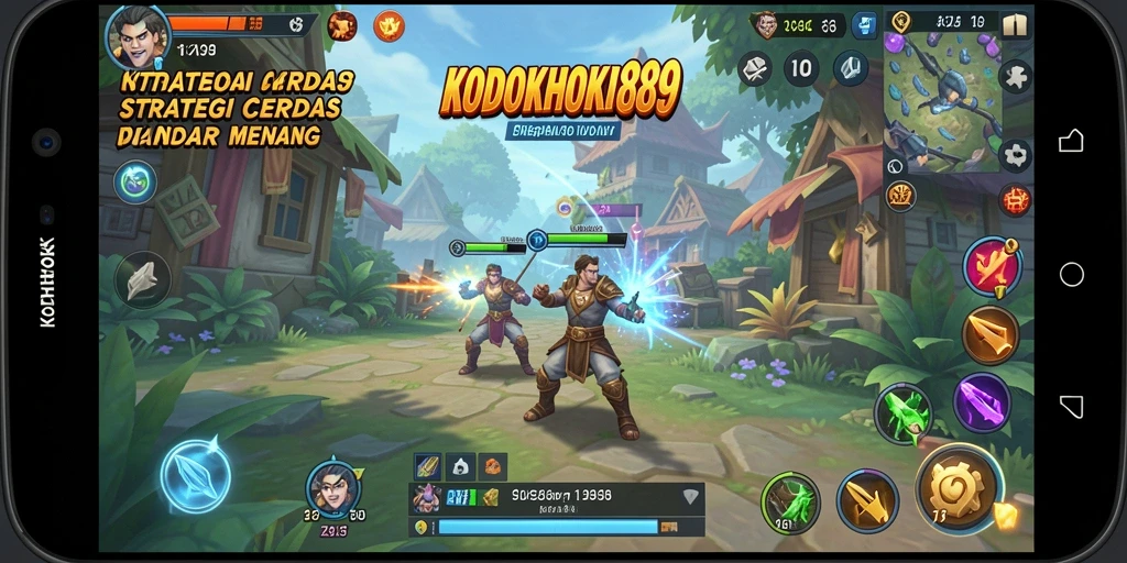 Tampilan gameplay KODOKHOKI889 yang menegangkan dan strategis.