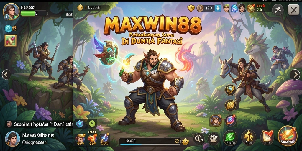 Tampilan gameplay seru dan mendalam dari MAXWIN88.