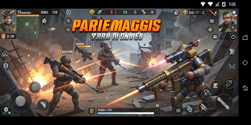 Gameplay N06 menampilkan aksi tembak-menembak yang mendebarkan dari sudut pandang TPS.