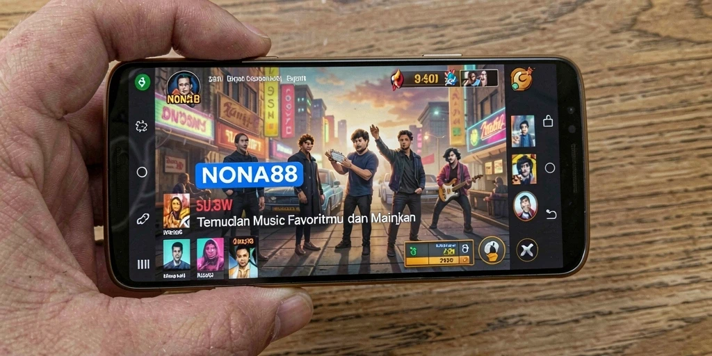 Tampilan gameplay NONA88 yang menarik saat bermain musik.