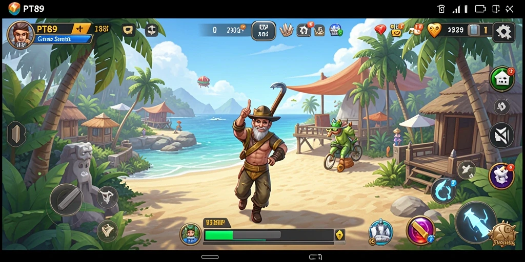 Screenshot gameplay PT89 yang menunjukkan momen menghibur dalam permainan casual.