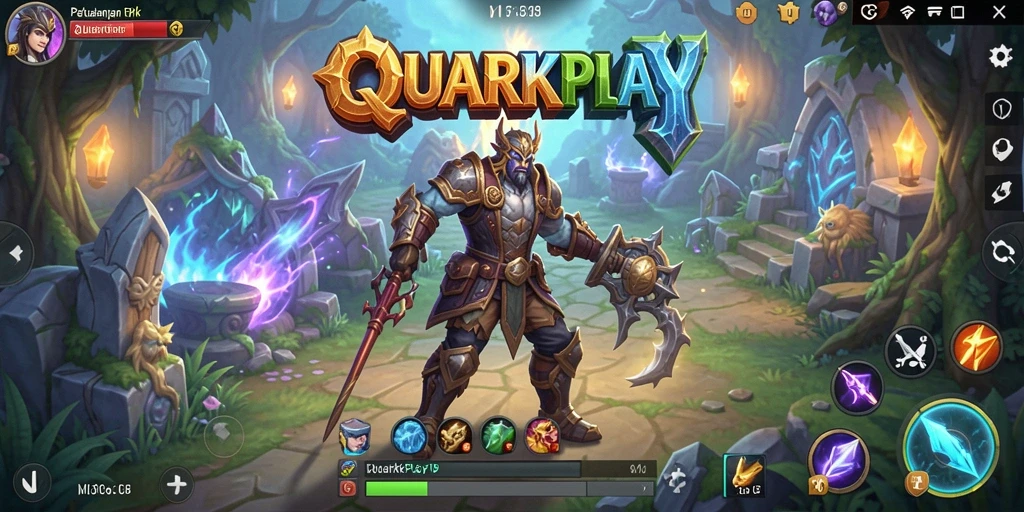 Tangkapan layar utama menunjukkan aksi seru dalam permainan RPG.