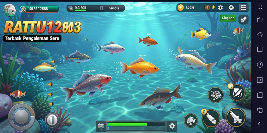 Gameplay seru Tembak Ikan dengan grafik yang menakjubkan.