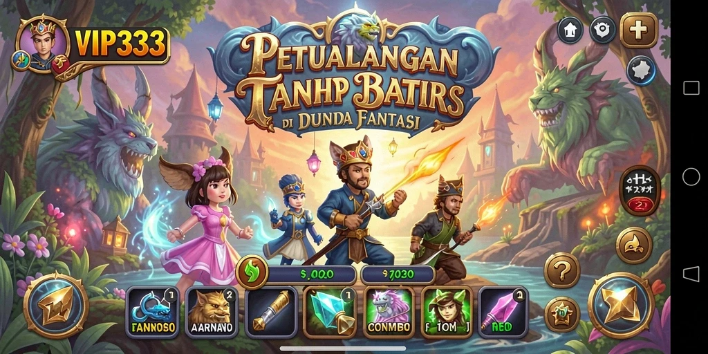 Tangkapan layar menunjukkan gameplay seru dan petualangan di VIP333.